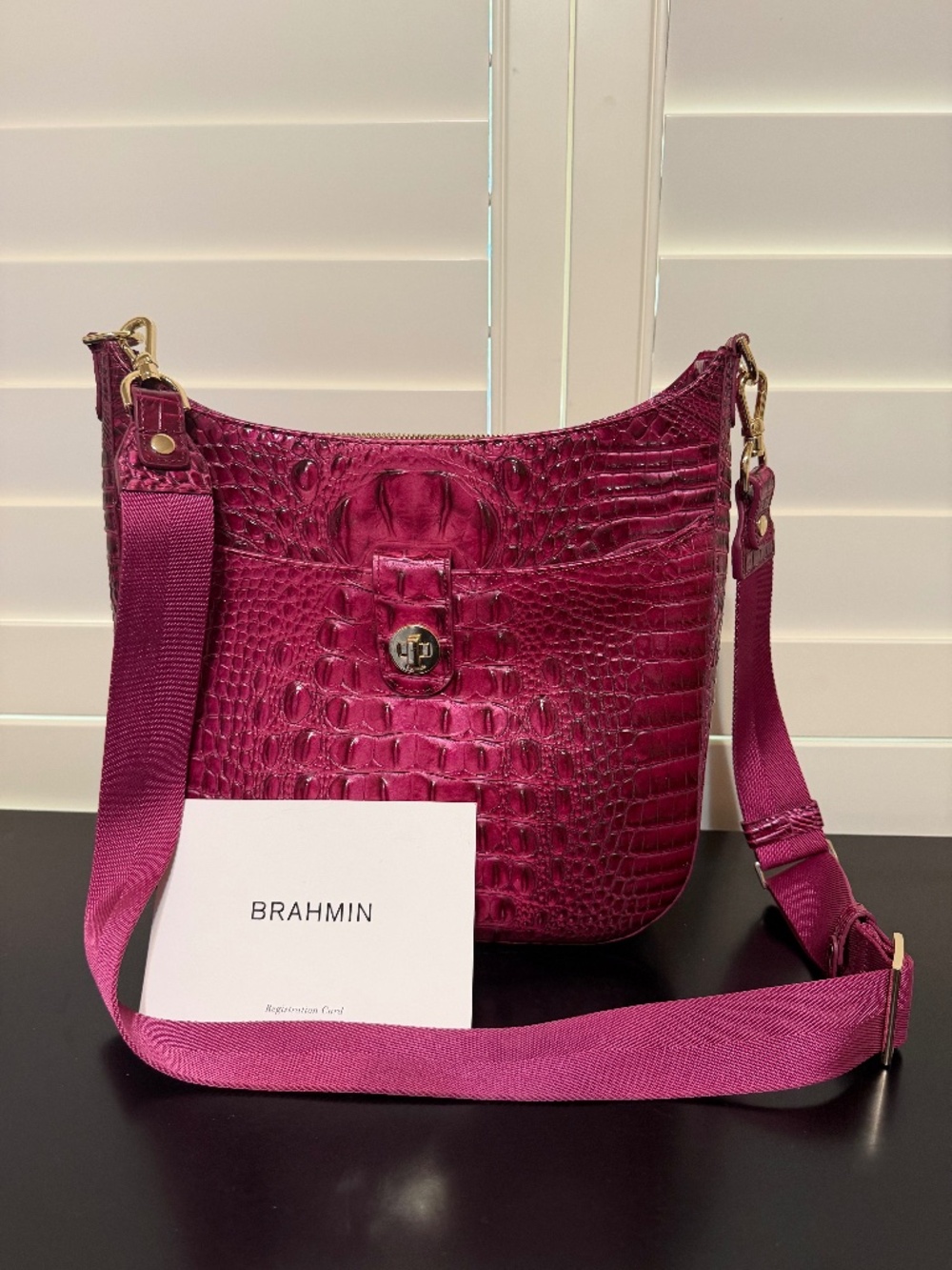 Brahmin Leia Pomegranate Crossbody